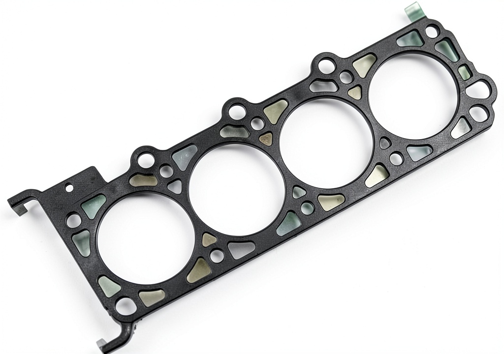 Mechanic installing COMETIC head gasket in a workshop