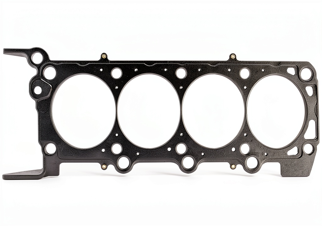 Mr. Gasket stainless steel head gasket close-up