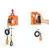 Portable Electric Hoist,1100LB Electric Winch Crane, 2 in 1 Winch Engine Crane,25 ft Lifting Height with Wire Remote Control and Overload Protection,Warehouses,Factories and Construction Sites-5
