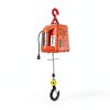 Portable Electric Hoist,1100LB Electric Winch Crane, 2 in 1 Winch Engine Crane,25 ft Lifting Height with Wire Remote Control and Overload Protection,Warehouses,Factories and Construction Sites-1