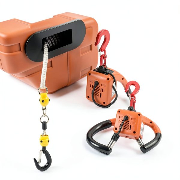 Portable Electric Hoist,1100LB Electric Winch Crane, 2 in 1 Winch Engine Crane,25 ft Lifting Height with Wire Remote Control and Overload Protection,Warehouses,Factories and Construction Sites-6