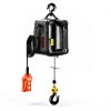 3 in 1 1100lbs Electric Hoist Winch，120 Volt 1500W Portable Electric Winch with Manual/Cable/Wireless Remote Control for Attic Lift，Deer Hoist，Garage，Warehouses，Factories (Black)-7