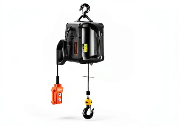 3 in 1 1100lbs Electric Hoist Winch，120 Volt 1500W Portable Electric Winch with Manual/Cable/Wireless Remote Control for Attic Lift，Deer Hoist，Garage，Warehouses，Factories (Black)-7