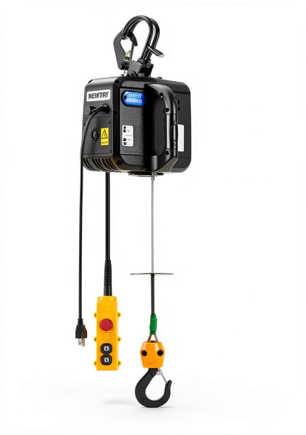 NEWTRY Electric Hoist PRO 1100lb with Single/Double Hook for Garage-6
