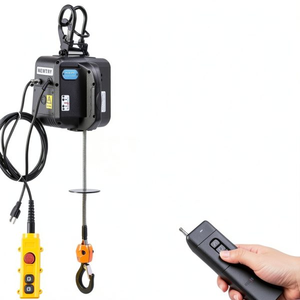 NEWTRY Electric Hoist PRO 1100lb with Single/Double Hook for Garage-3