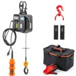 NEWTRY Electric Hoist PRO 1100lb with Single/Double Hook for Garage-0