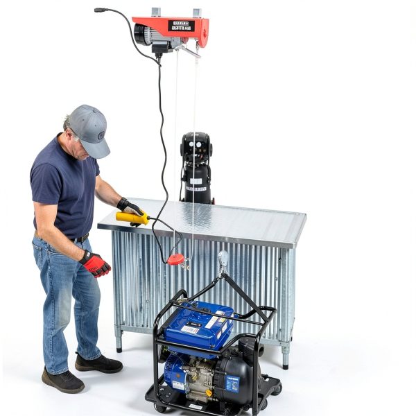 Ironton Electric Cable Hoist 220-lb Single Line or 440-lb Double Line-2