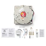 Electric Chandelier Hoist by Fenjidrop, 2 in 1 Lifter with Remote &-0