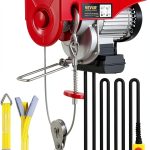 VEVOR 440lbs Electric Hoist with 14ft Wired Remote Control for Garage-0